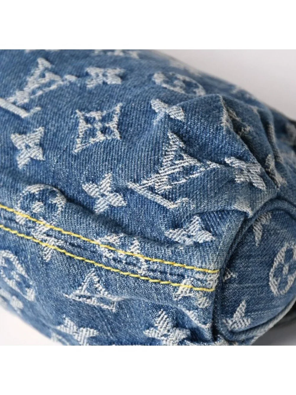 Louis Vuitton Mini Pleaty Bag Monogram Denim Indigo Blue